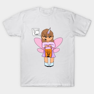 Halloween Unicorn Girl T-Shirt